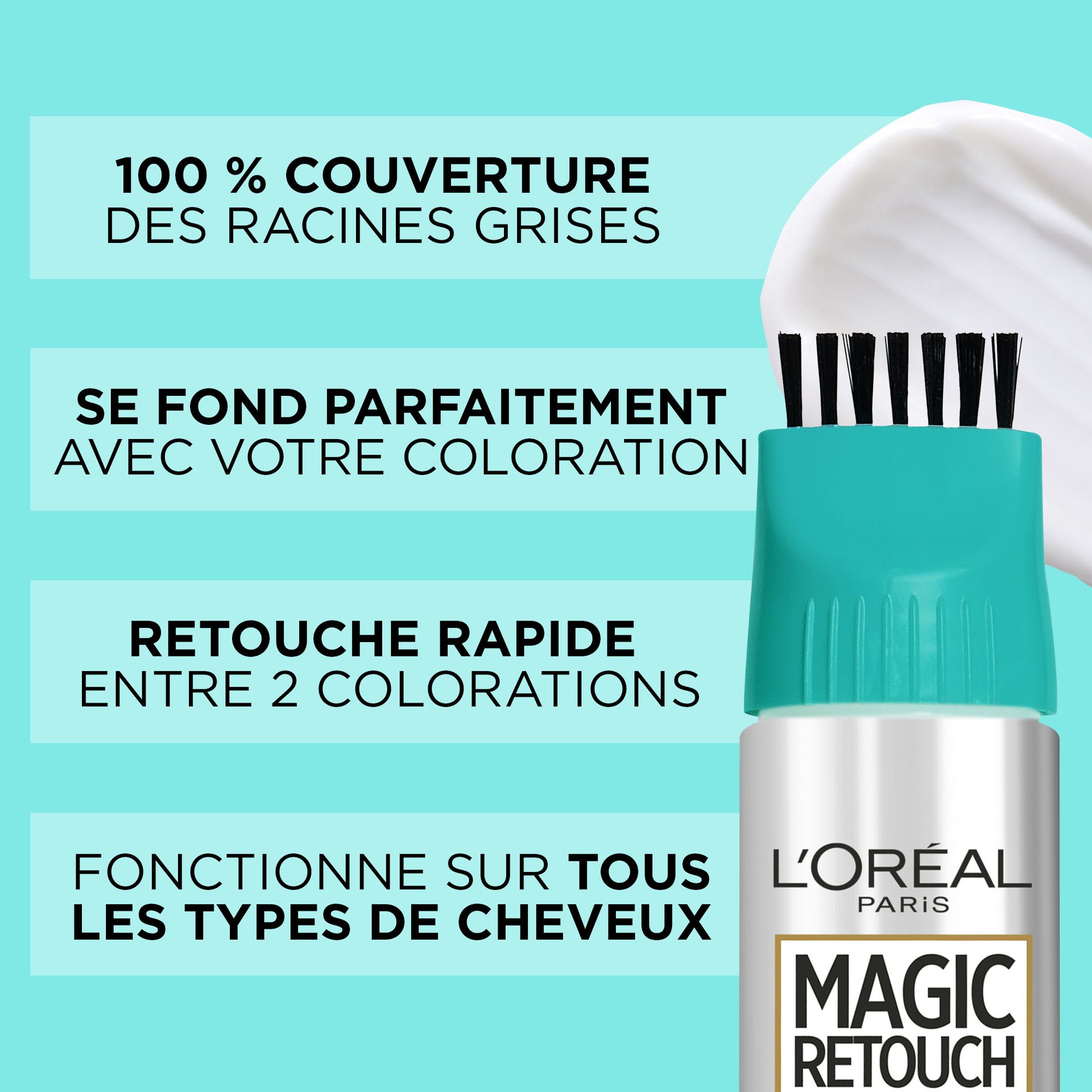 le pinceau de Magic Root Permanent avec les bénéfices